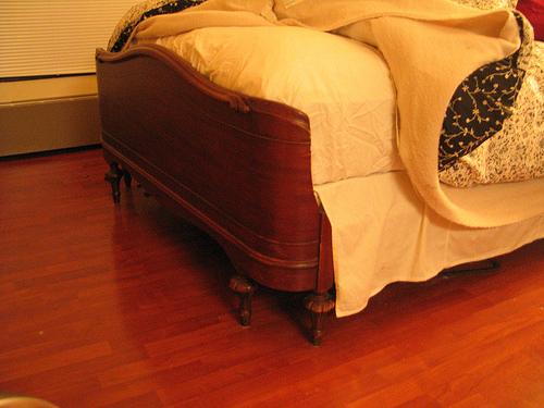 antique bed mattress bases